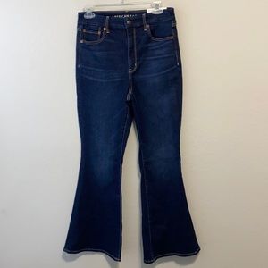 American Eagle Curvy Super High Rise Flare Jeans